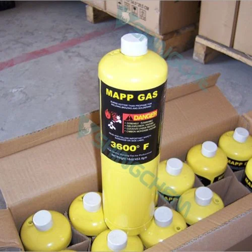 99.99% Pure Mapp Gas Torch Welding Torch Mapp1l Portable Gas Cylinder Mapp Gas