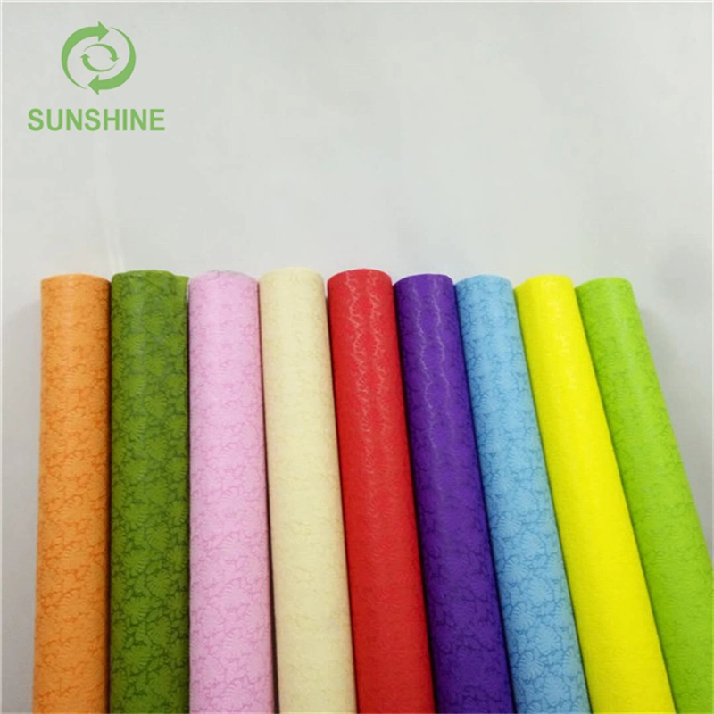 China Supplier 100% Polypropylene Fabric Embossed for Bag