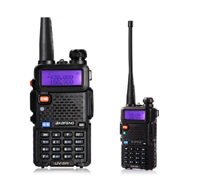 Dispositivo de bolsillo Woki Toki FCC, CE aprobada Walkie talkie de largo alcance de los rayos UV-5r5r desde Baofeng UV