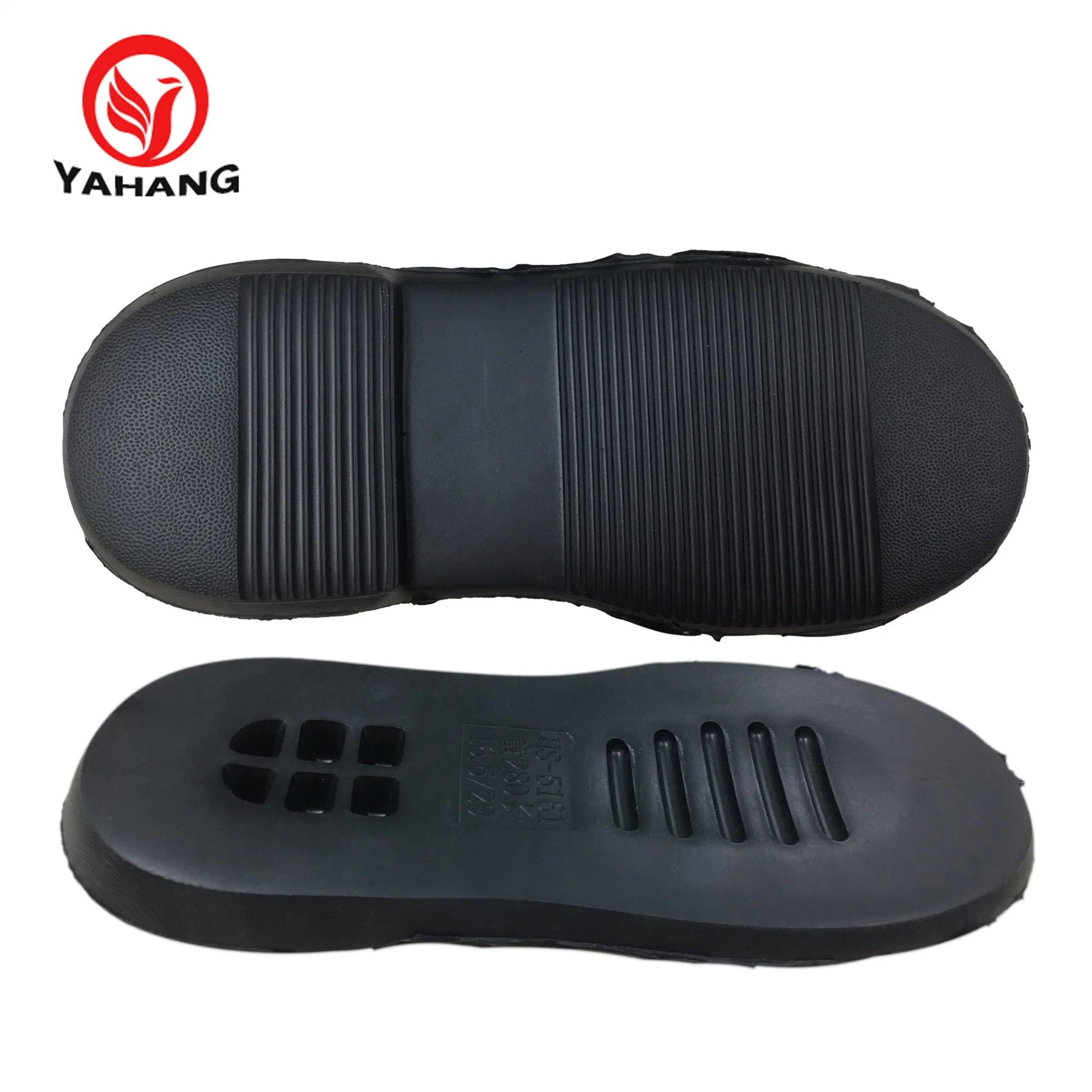 Men Size Foam Rubber Shoe Outsole with Heel