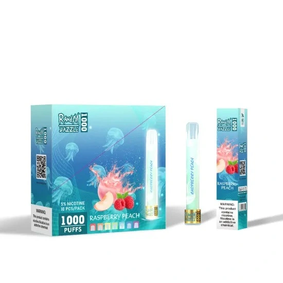 RGB LED Light 10 Colors Randm Dazzle 1000 New Disposable/Chargeable Vape E-Cigarrillo