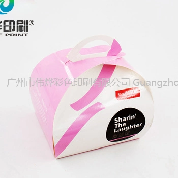 Custom Design Cute Cake Box Packaging Printing Art Paper Box