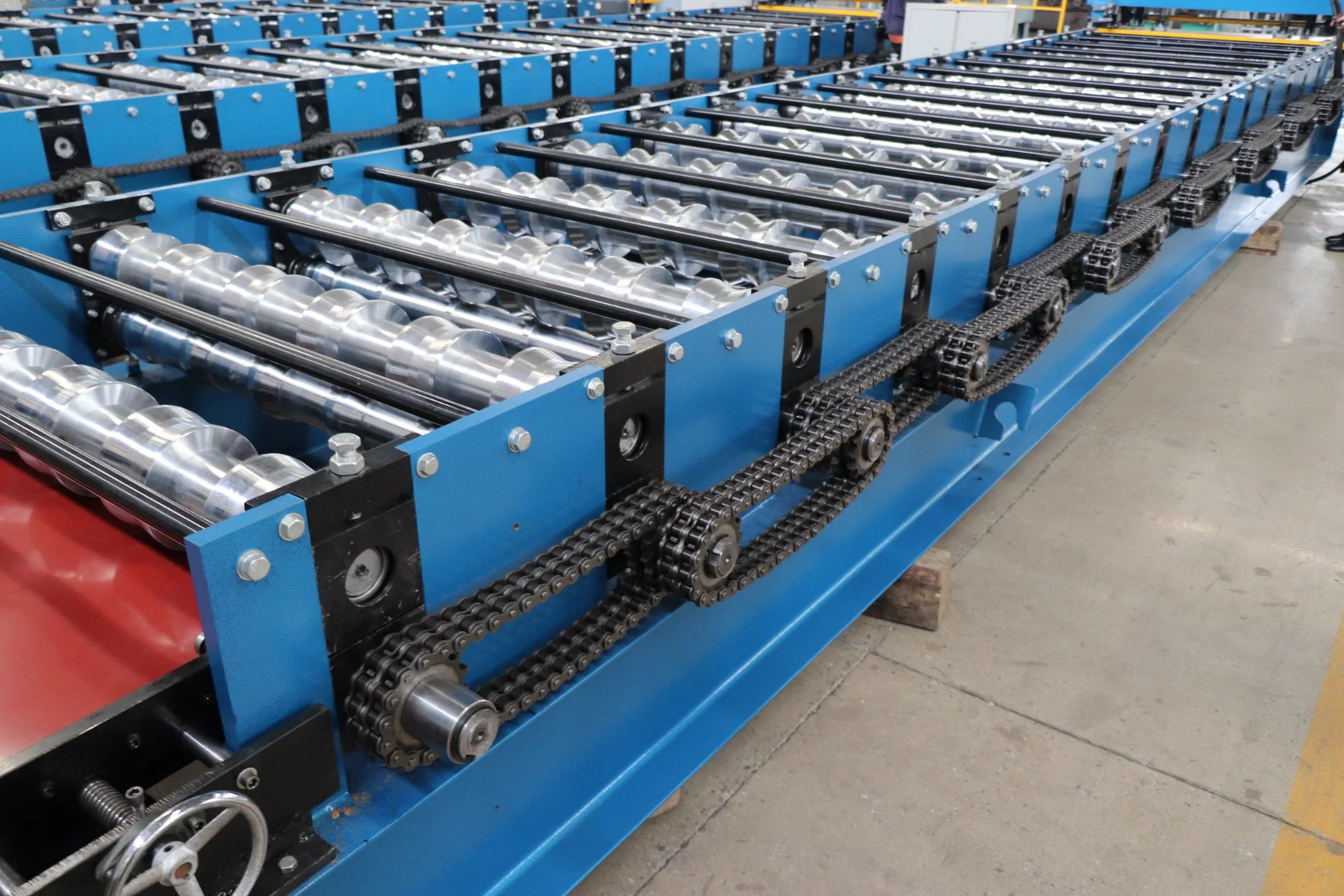 Hot Sale PLC Control Pbr Bir Trapezoidal Roof Tile Roll Forming Machine
