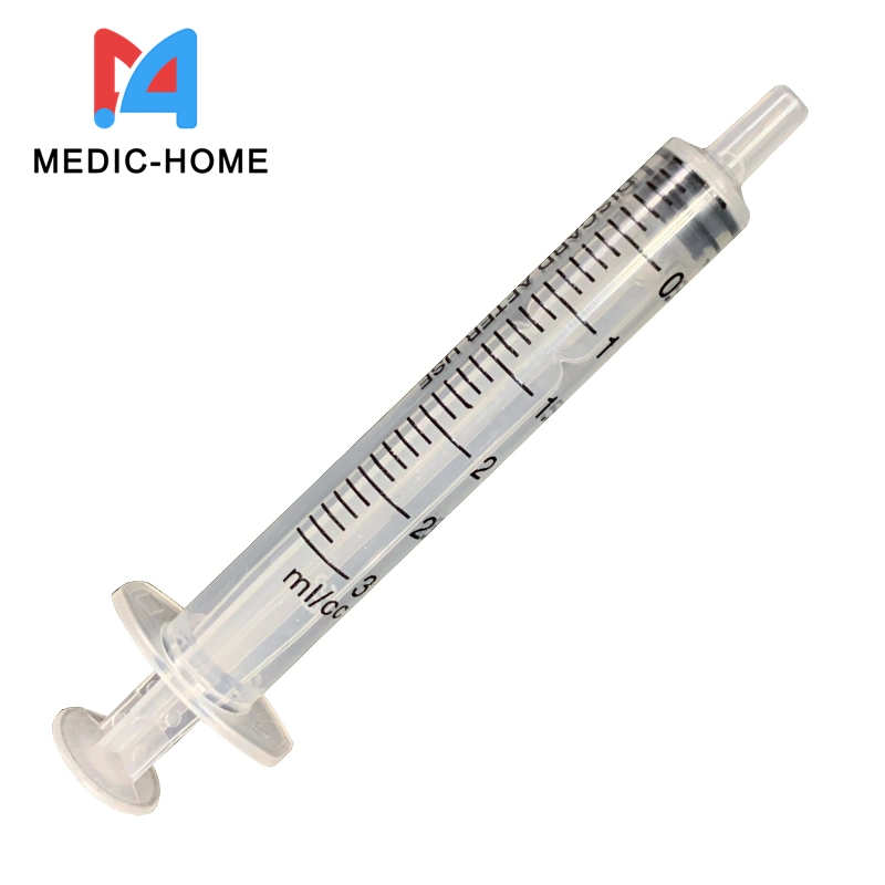 Aprovisionamento de fábrica de grau médico 10ml Needleless Seringa Luer Lock de plástico descartáveis com marcação CE e ISO