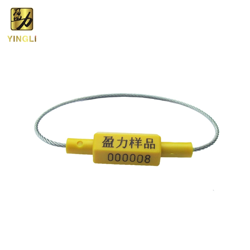 1.8mm Diameter Steel Cable Seal with Customized Laser Printing