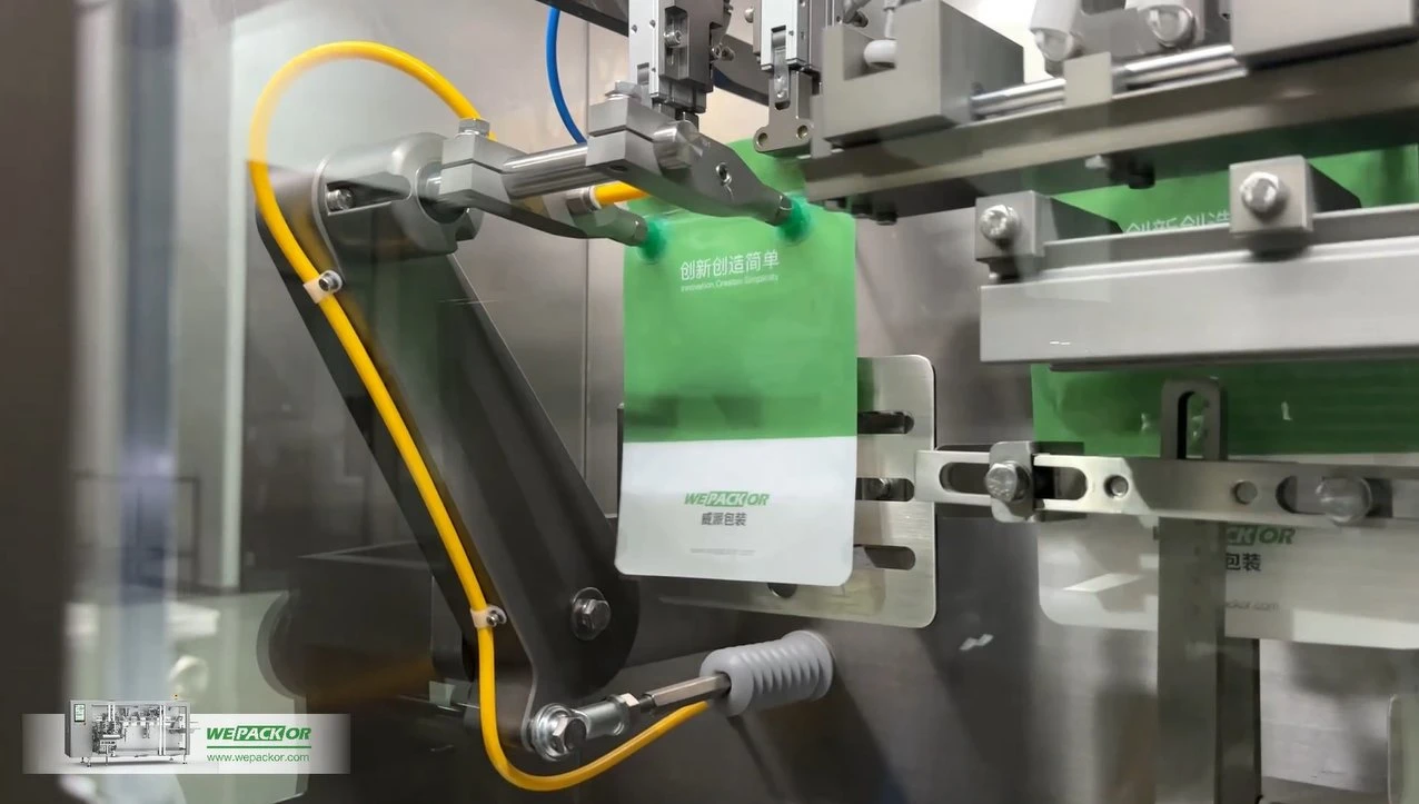 Wepackor Embalagem automática para alimentos Bolsa pré-fabricada na horizontal enchimento e. Vedação da Máquina de Embalagem