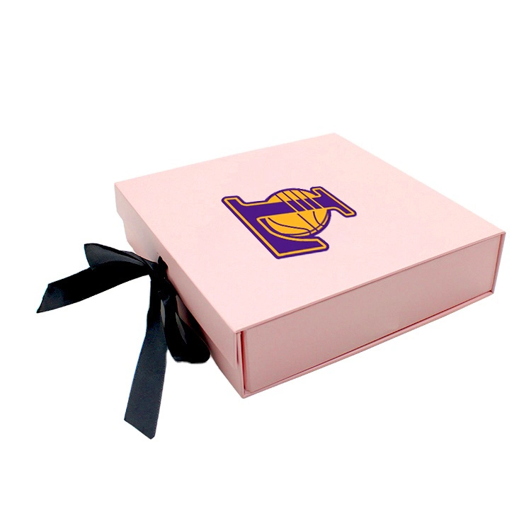 Custom Pink Baseball Hat Foldable Packaging Box Cute Baby Clothes Box Jacket Folding Apparel Box