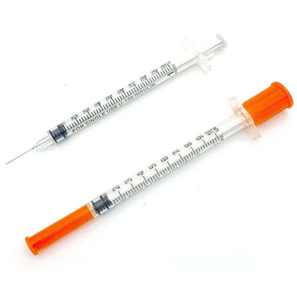 Disposable Medical Insulin Syringe U100 U50 U40 U30 in Different Size