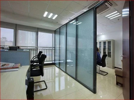 Low Cost Glass Partition Office Partition Simple Design Aluminum 4.5 Profile Series for Office Partition