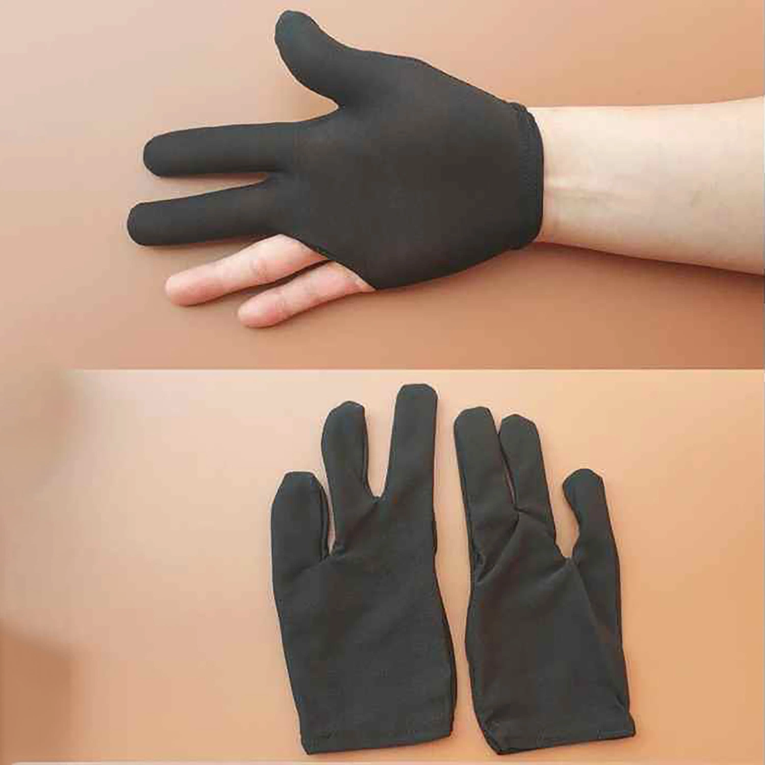 Billiard Gloves Snooker Sport Parts Three-Finger Half Glove Pool Accessories Wyz22577