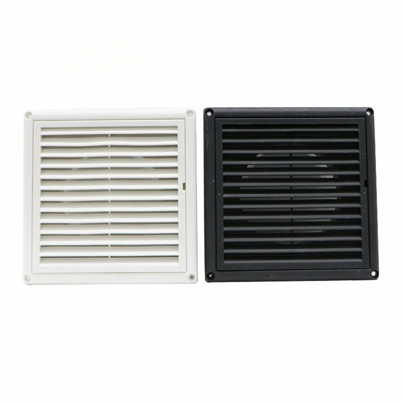 Plastic Air Covers Louver Drain White Exterior Vent Grill