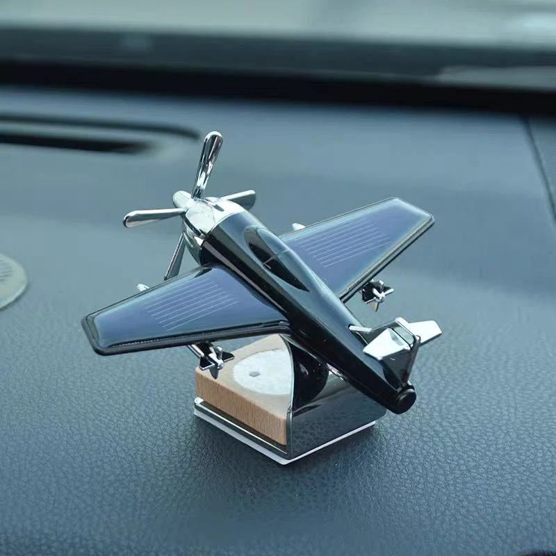 Car Solar Airplane Perfume Aromatherapy Essential Oil Ornament Car Air Freshener Perfume Holder