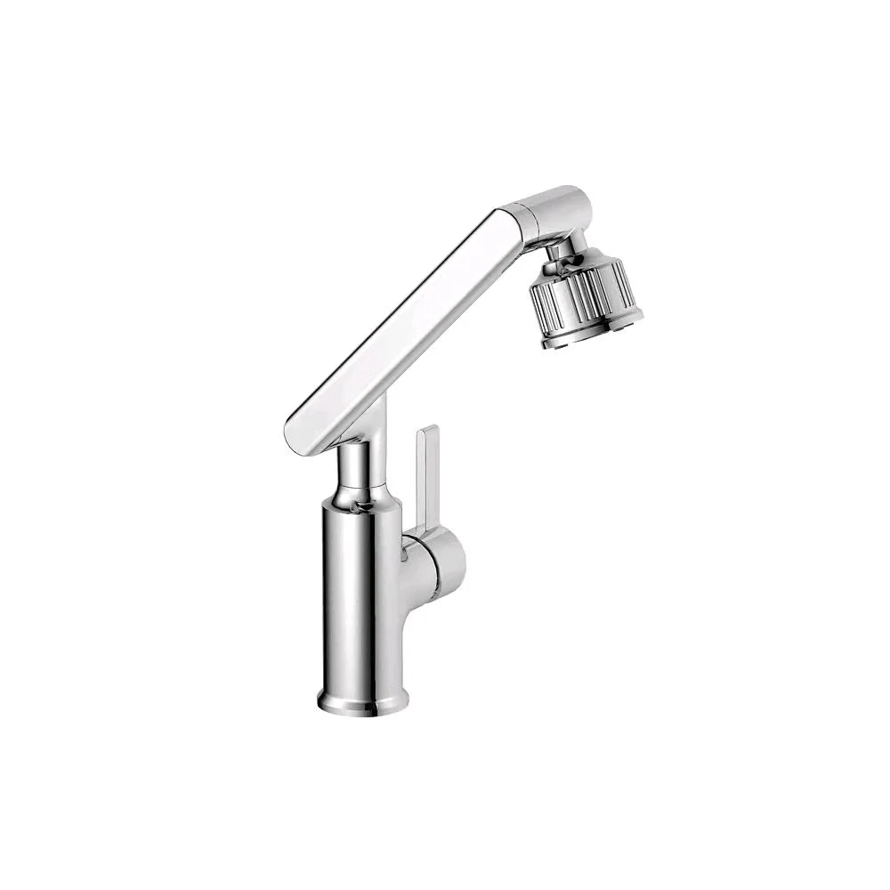 Modern Sanitary Ware Brass Chorme Single Handle Bathroom Cold Taps Basin Faucet