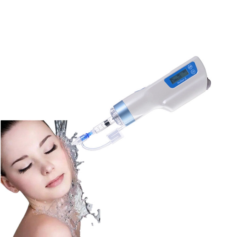 Belleza Cuidado de la piel Terapia Derma inyector de cristal facial pistola de mesoterapia