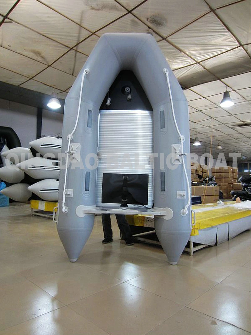 Aluminum Floor Rubber Fishing Small Inflatable Plastic Boat 230 Sale