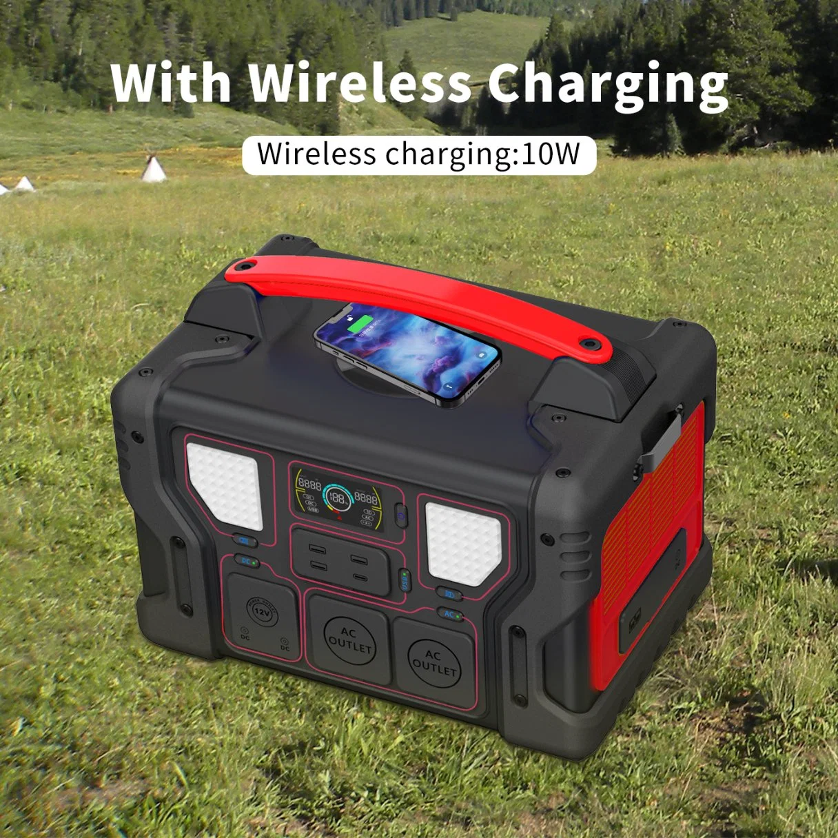 Factory Price OEM Comping Battery Pack Supply Solar Portable Power Station off-Grid Solar Power System 700W Home Generator Energy Storage Power Supply