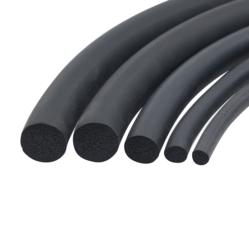 Sponge Foam Round Strip Anti-Collision and Shock-Absorbing Rubber Strip