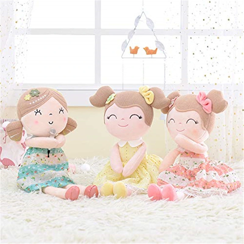 Baby Doll Girl Gifts Toys Rag Dolls Plush Toy Soft Spring Girls Pink