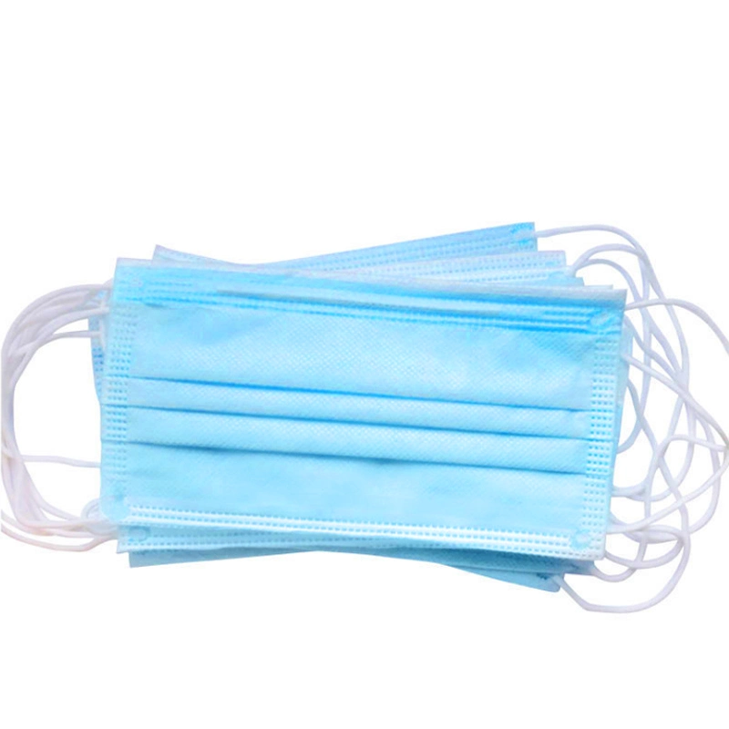 Non Woven 3 Ply Disposable Protective Face Mask with Earloop