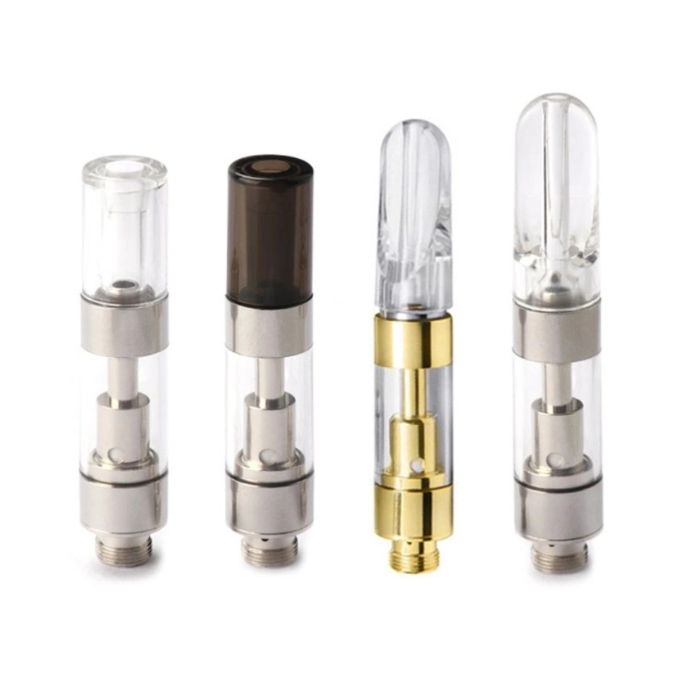 RW C12 Glas Tank flache Mundstück Vertikale Spule Einweg Verdampfer Pen Nachfüllbar Tank Cartomizer Keramikscheibe Messing Organischen Vapor 510 Patrone 1ml