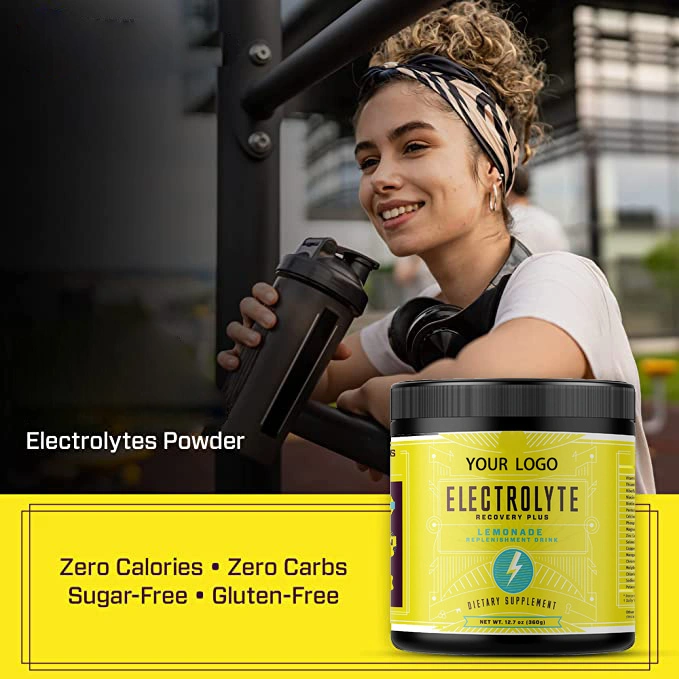 Sport Supplements Hydration Prework Elektrolyt Energie Getränk Pulver
