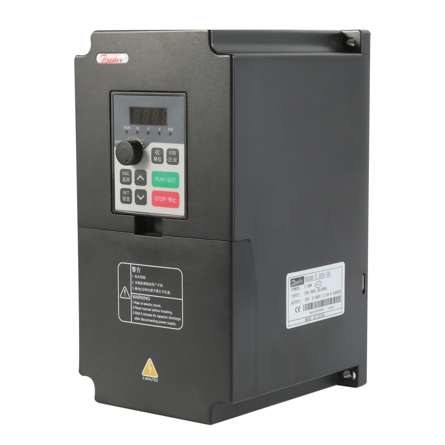 High Quality Professional Variable Frequency Drive Variable Frequency Drive 6kVA 4kw 5HP 50Hz/60Hz for Brick Making Machine