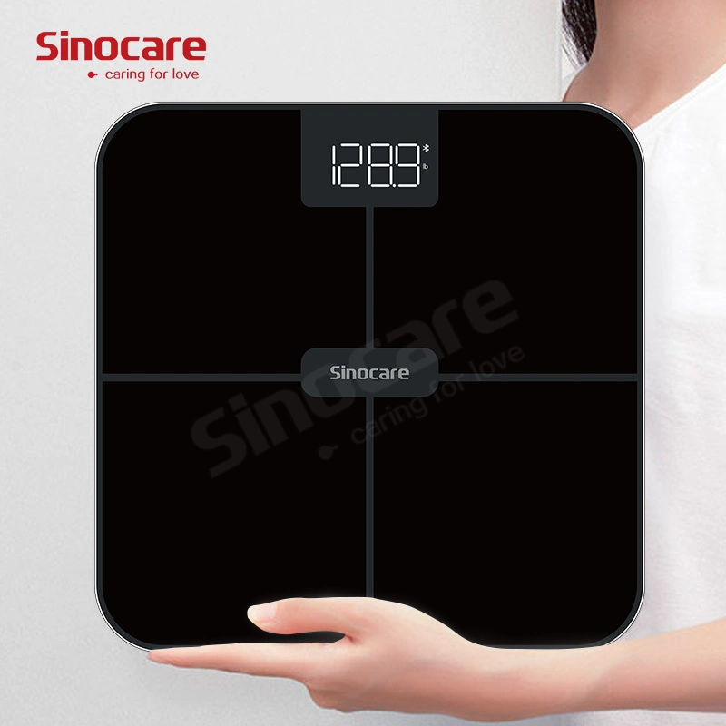 Sinocare Bathroom Scale Body Weighting Household Scale Digital Body Scale Battery Power