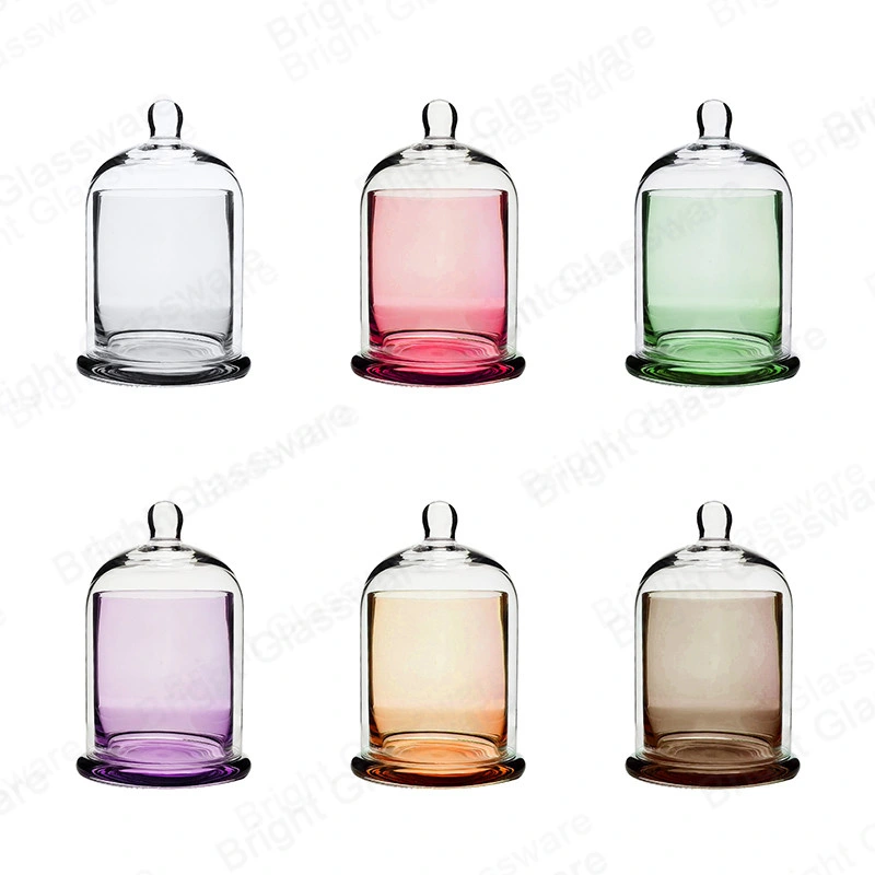 New Design 2022 Glass Bell Dome High quality/High cost performance  Wholesale/Supplier Glass Bell Dome for Candle