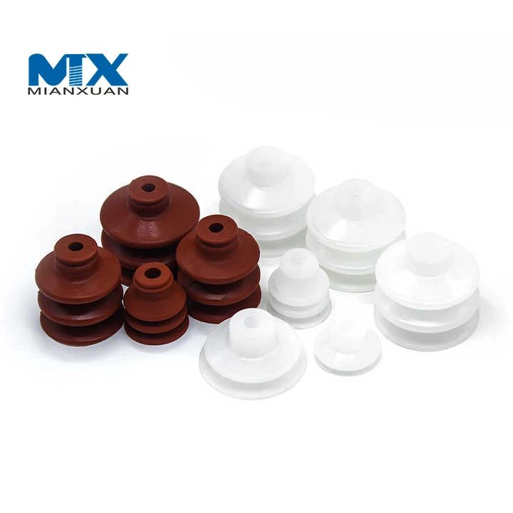 Silicone Industrial Vacuum Sucker Cupping Rubber Suction Cup with Side Hole