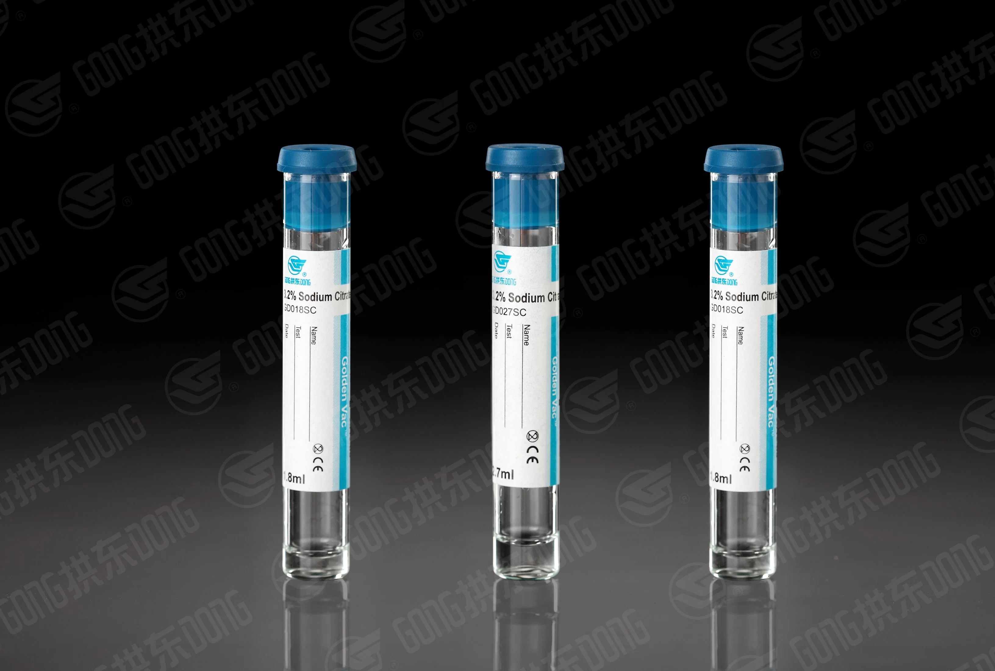 Vacuum Blood Tube Blue Cap, Coggulation Double Wall Tube