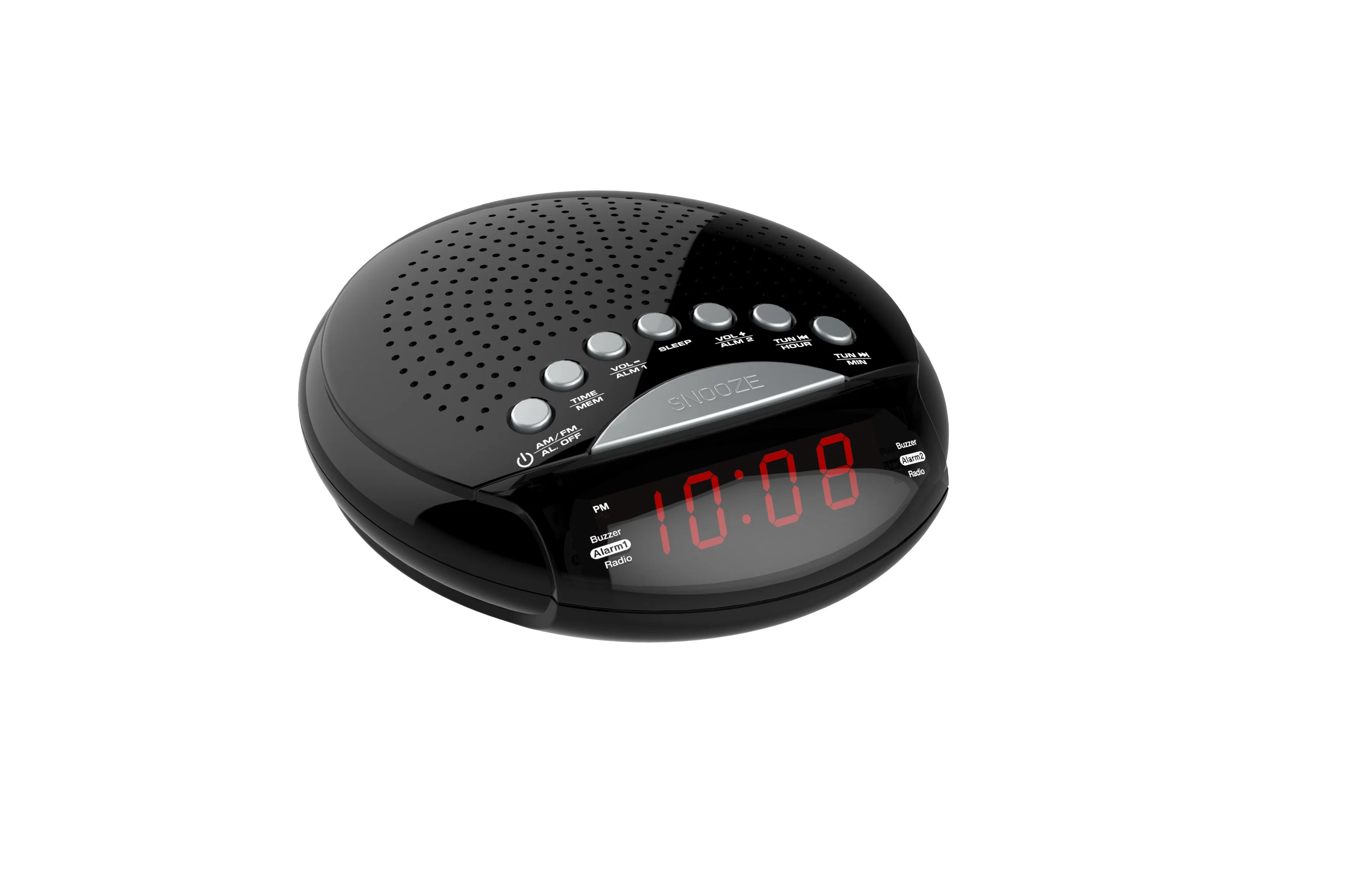 0.6" LED Display Digital Pll Am/FM Radio Dual Clock Alarm