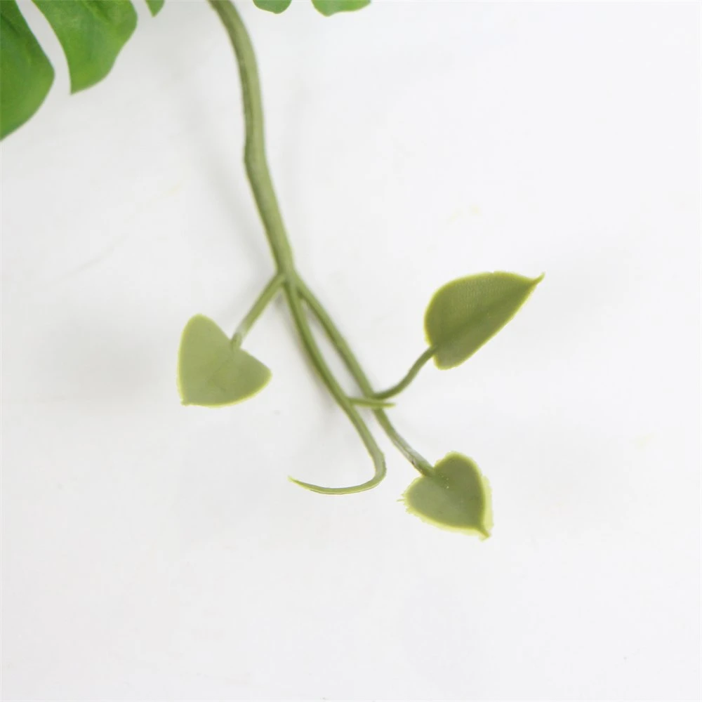 Factory Price Cheap Turtle Leaf 50cm Faux PE Plastic Artificial Hanging Plant IVY Vine for DIY