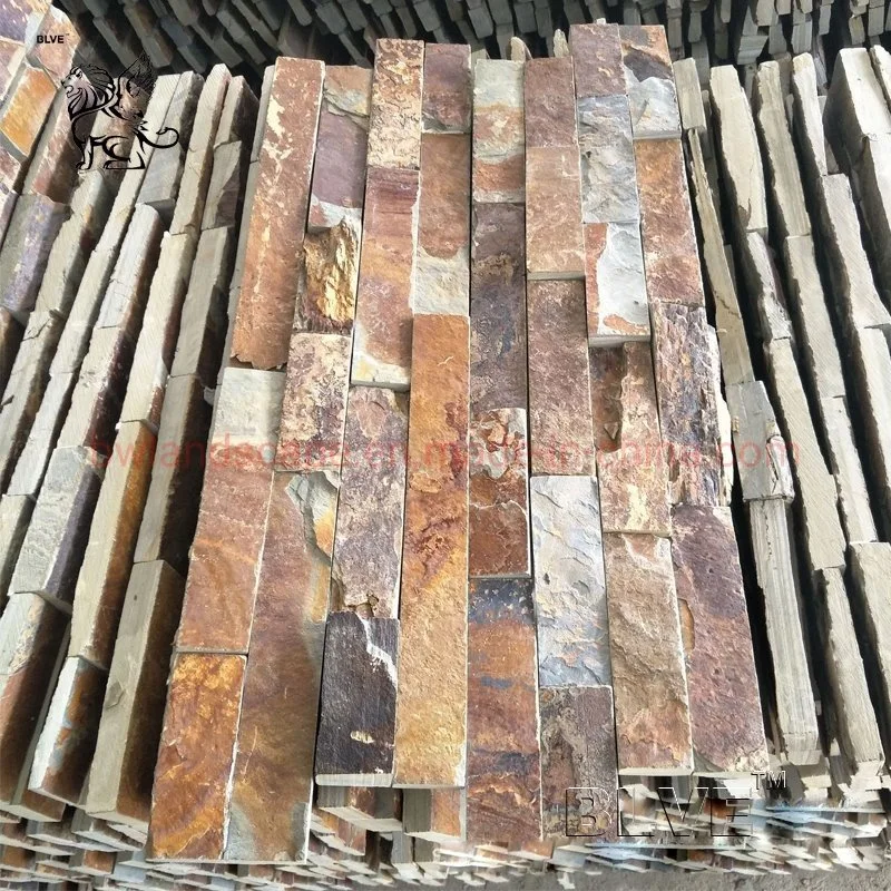 Blve House Exterior Wall Decoration Cutting Natural Marble Tile Culture Stone Wall Panel for Wholesale/Supplier