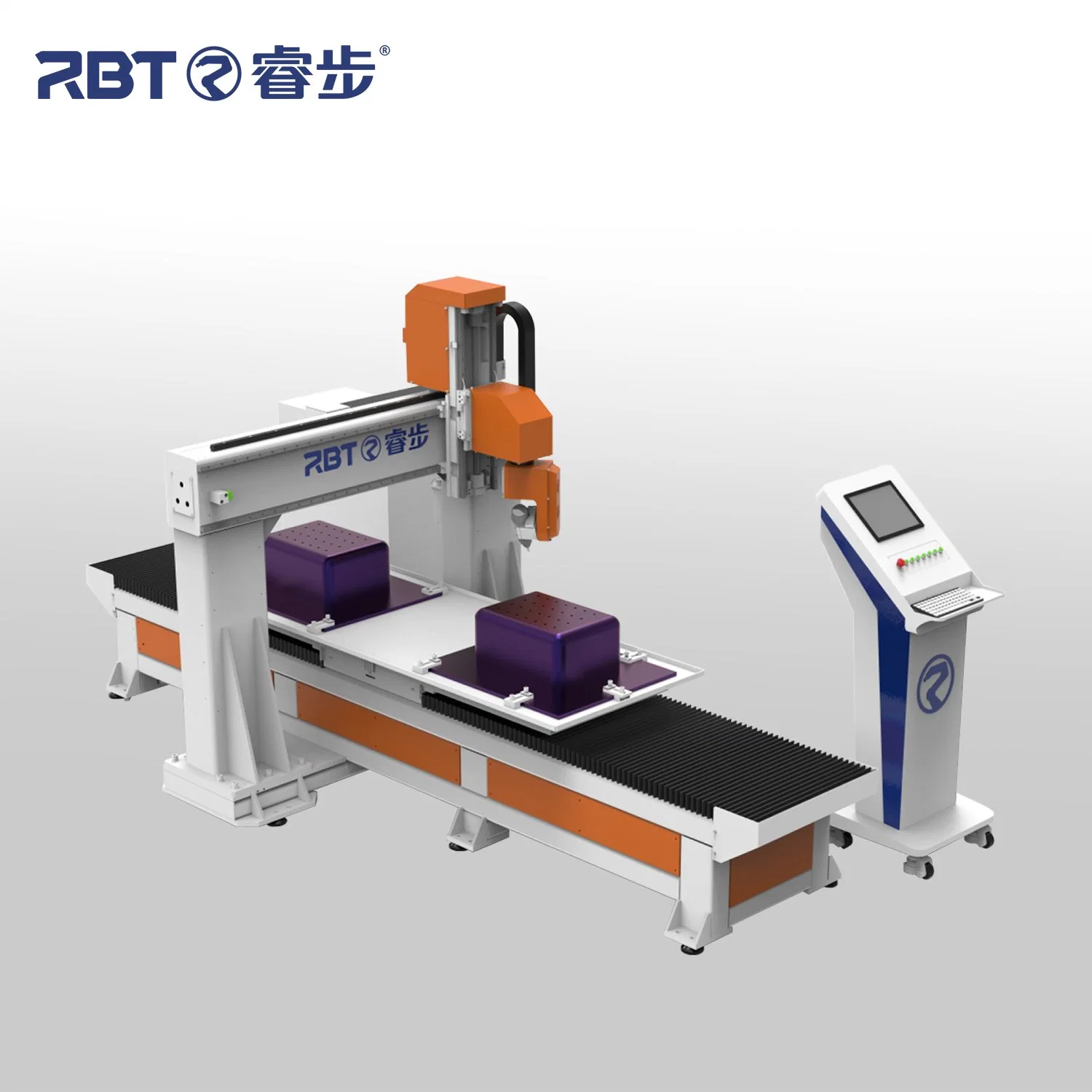 Rbt CNC Suitcase/Luggage/Travel Trolley Bag Shell Edge Punching and Trimming Machine Rb-F-1227-5/B