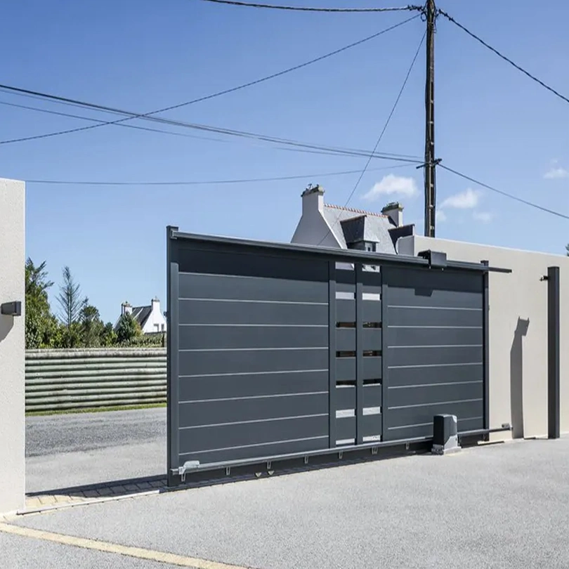 Diseño moderno Villa Mayorista/Proveedor de metal de aleación de aluminio/aluminio puerta valla de jardín vallado, puertas y espaldera