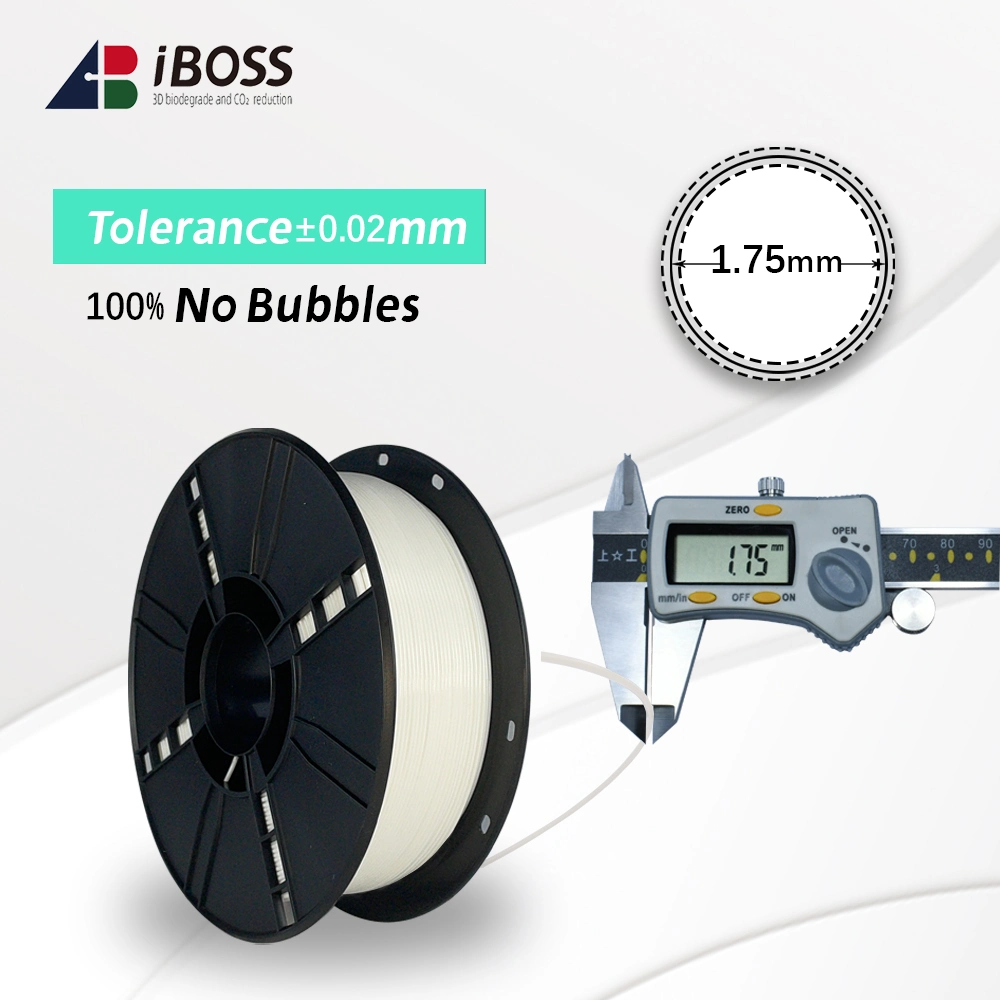 Iboss Toughness Enhanced 3D Printer Filament Supply High quality/High cost performance White PLA Plus