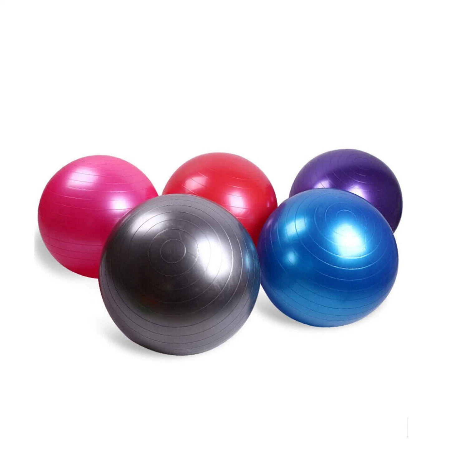 Vente en gros PVC coloré Yoga ball Eco friendly Yoga ball pour Gym Fitness exercice Balance Yoga ball