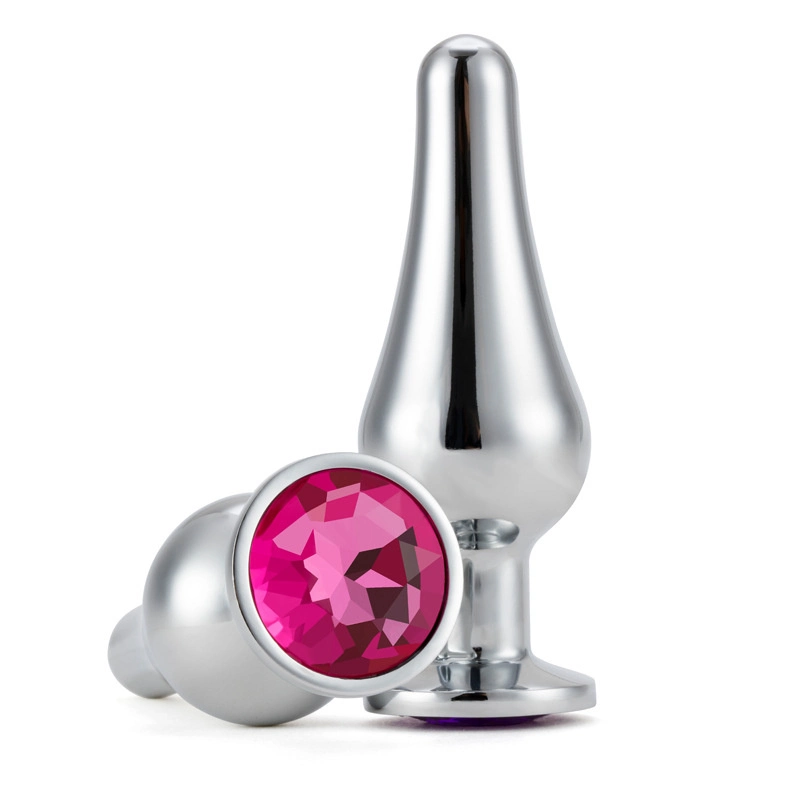 Stainless Steel Crystal Metal Anal Plug Dildo Butt Plug