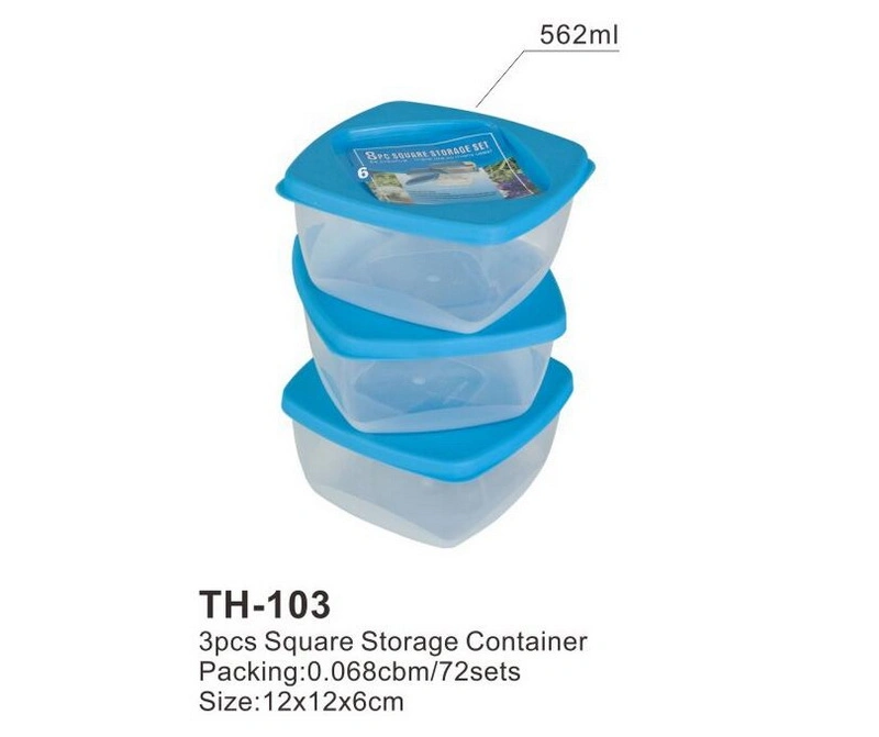 4PCS/Sets Transparent Vacuum Fresh Box/ Food Container/Storage Box for Food