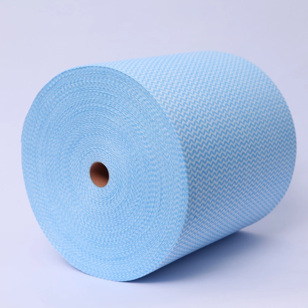 All Purpose Spunlace Nonwoven Industrial Clean Wipes for Cleaning Table and Machine