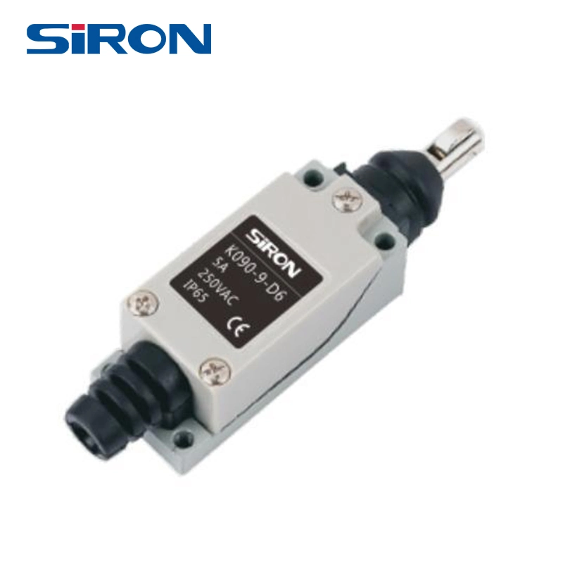 Siron Stainless Steel Roller Omron Rotary Metallic Bottom Shell Electrical Limit Switch Waterproof CE IP65 Limit Switch