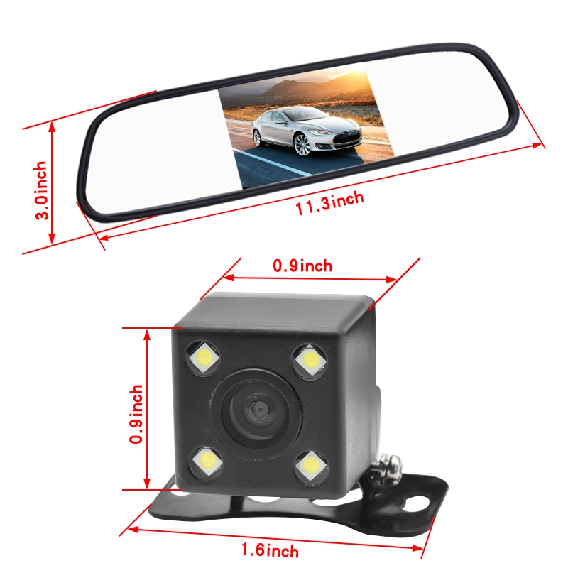 4,3inch TFT LCD Farb-Car Display Monitor mit HD Auto Kamera