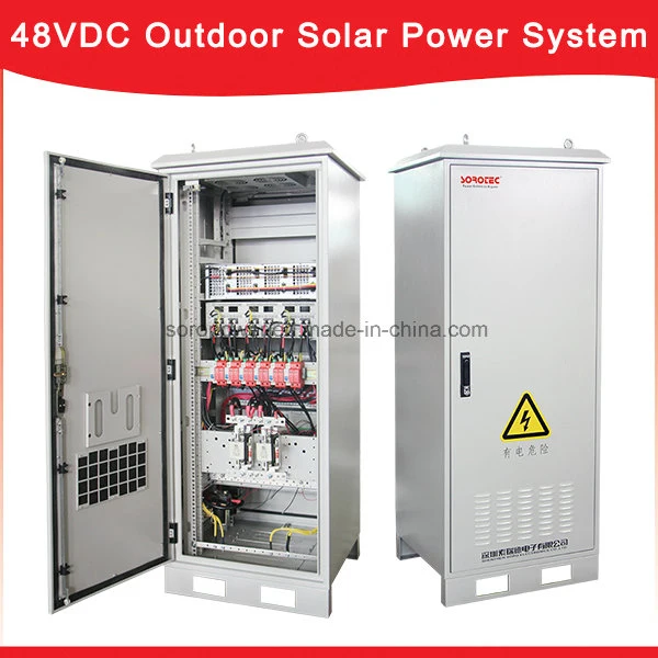 Hybrid Off-Grid Solar 48VDC Power System für Kommunikation Basisstation, Remote Monitoring System Interface