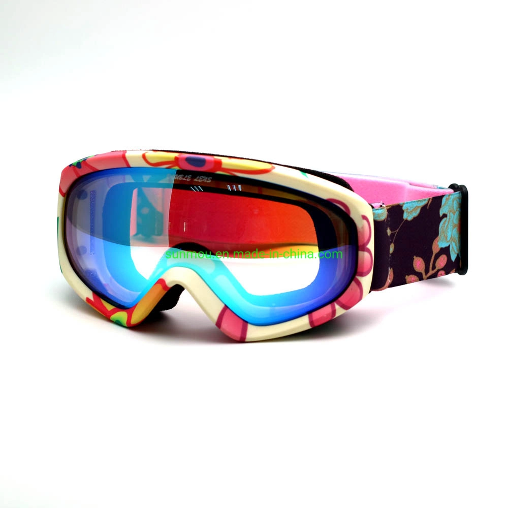 K0068 Wholesale Super Anti-Fog Double Lens Kids Ski & Snowboard Goggles New Design Helmets Compatible Outdoor Sports Glasses for Boys & Girls