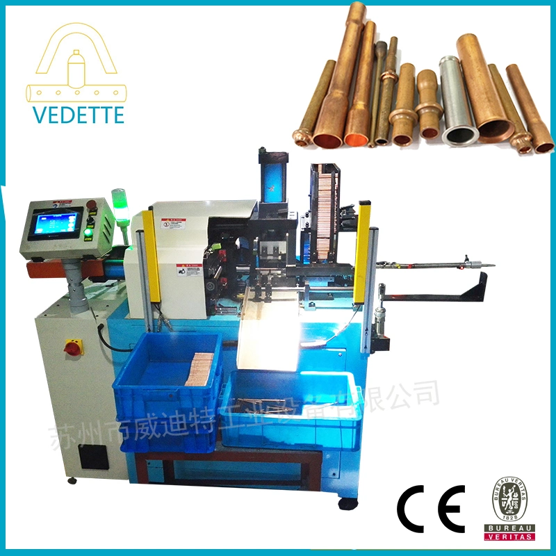 ماكينة تشكيل طرف الأنابيب متعددة المحطات CNC لمكيف الهواء