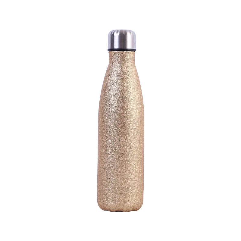 Hot Selling Glitter Stainless Steel Insulated Sport Water Bottle Vacuum Flask