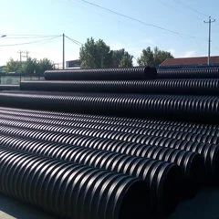 2019 HDPE Twin Wall Corrugated Pipe for Subsoil Drainage