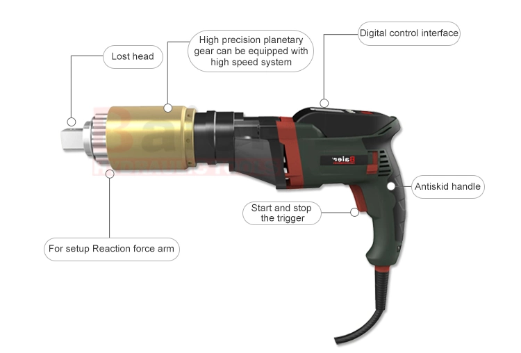 Precision Torque Adjustment Electric Tool Electric Torque Range- Straight Version