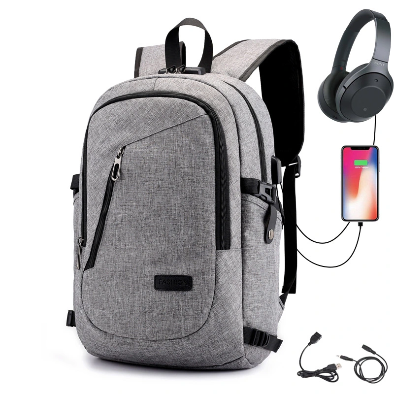 Сумка для путешествий Anti-Theft рюкзак сумка для ноутбука сумка для путешествий мужчины с. Зарядка через USB