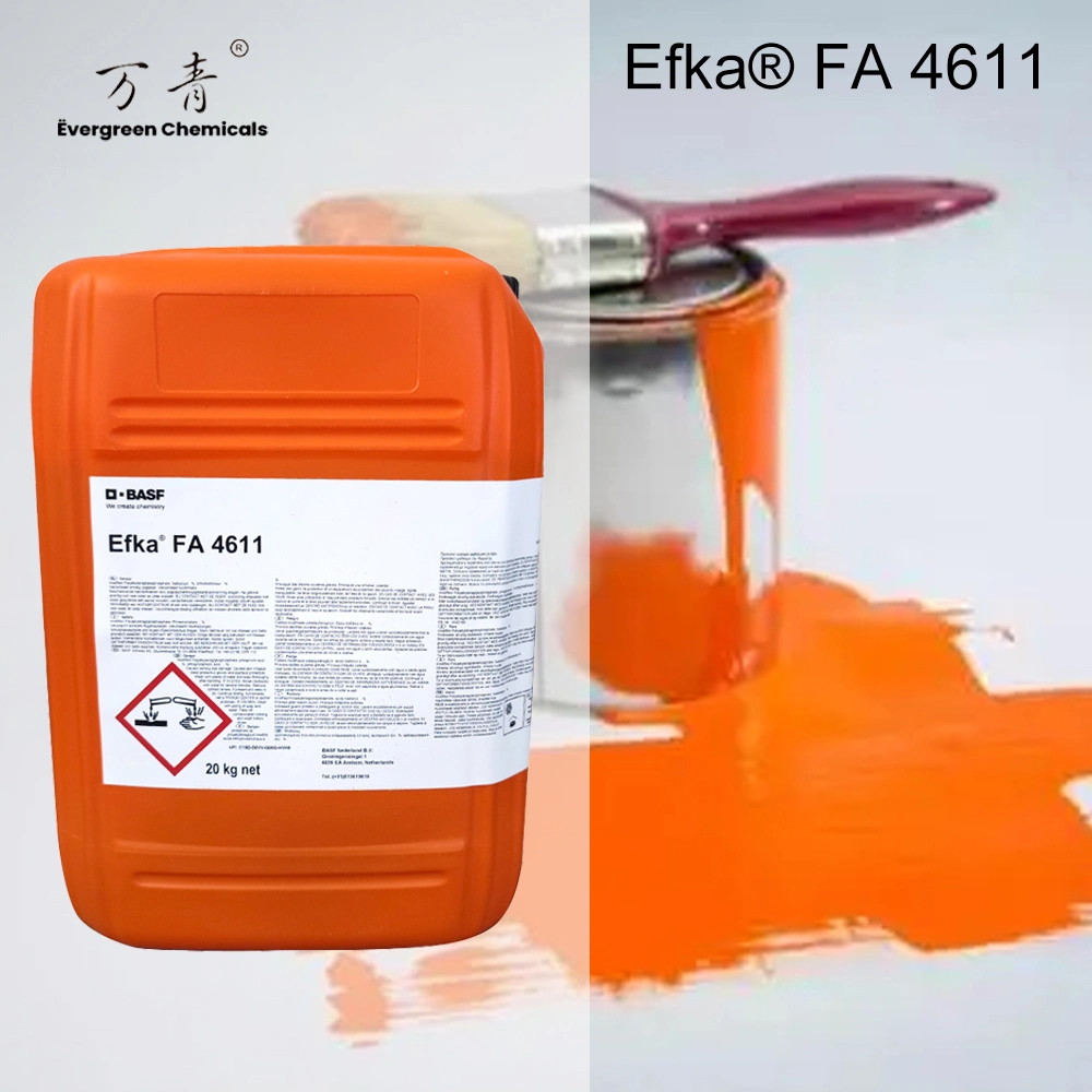 Китай Высококачественная горячая продажа Efka Fa 4611 Вспомогательный полимер Смола для покраски